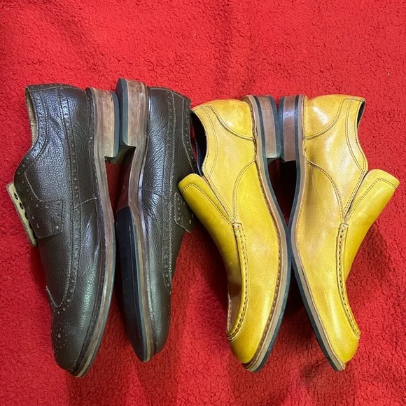 Cole Haan Brown and Tan Men's Leather Shoes Size 10.5 M - Picture 3 of 14